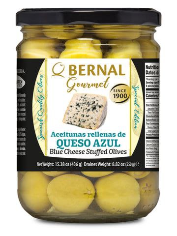 Оливки Bernal фаршировані сиром Dor Blue 436г